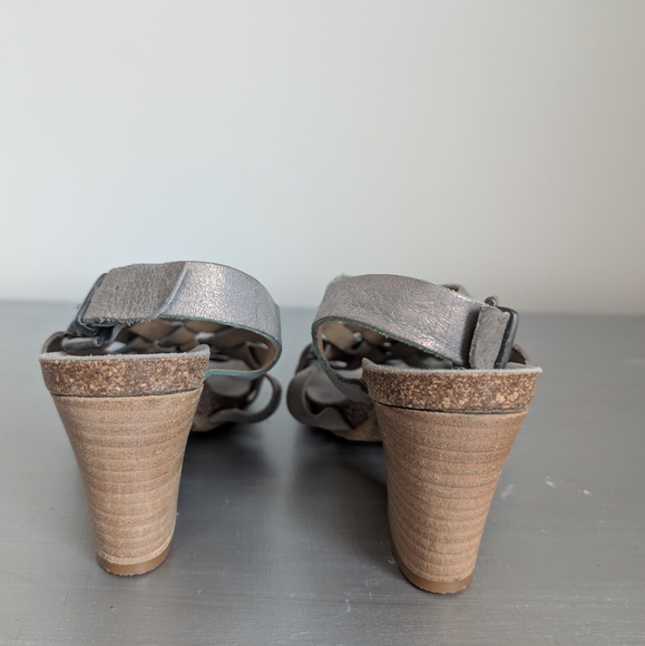 DKODE Women's Strappy Block Heel Sandals - Gray SZ 39 eur - Picture 13 of 15